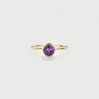 Amethyst Ring in 14K Yellow Gold-AlmaDiPietra Amethyst Ring in 14K Yellow Gold-AlmaDiPietra