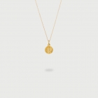 "Perspective Star" 14K Gold Pendant of “Linned Drops” Collection-AlmaDiPietra "Perspective Star" 14K Gold Pendant of “Linned Drops” Collection-AlmaDiPietra
