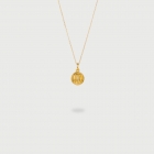 "Sphere" 14K Gold Pendant of “Linned Drops” Collection-AlmaDiPietra "Sphere" 14K Gold Pendant of “Linned Drops” Collection-AlmaDiPietra