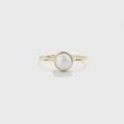 White Pearl Ring in Solid 14K Yellow Gold-AlmaDiPietra White Pearl Ring in Solid 14K Yellow Gold-AlmaDiPietra