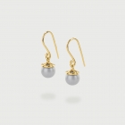 Freshwater Pearl Drop Earrings in 14K Gold-AlmaDiPietra Freshwater Pearl Drop Earrings in 14K Gold-AlmaDiPietra