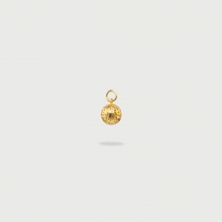 ​​"Perspective Star" 14K Gold Pendant of “Linned Drops” Collection​​-AlmaDiPietra