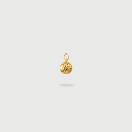 ​​"Perspective Star" 14K Gold Pendant of “Linned Drops” Collection​​-AlmaDiPietra